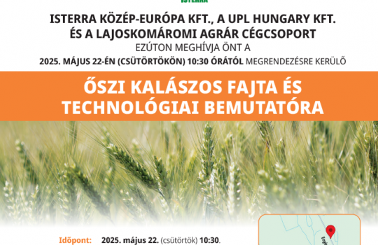 Őszi kalászos fajta és technológiai bemutató - Lajoskomárom