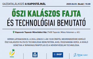 Őszi kalászos fajta és technológiai bemutató Kaposvár